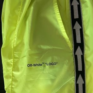 Off White Neon Track Pant — men — small